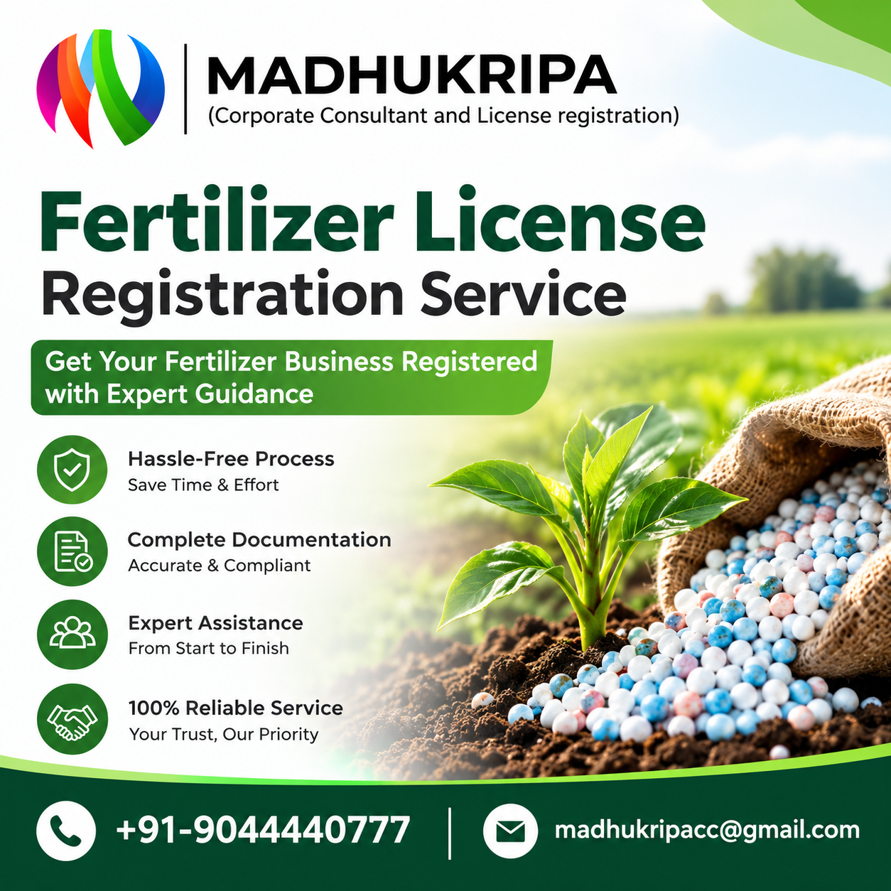 Fertilizer License Registration Services